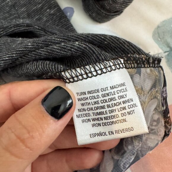 🔥 4 for $20 DEAL 🔥 Style & Co. Women’s Embellished Gray Top Size M - Picture 5 of 6